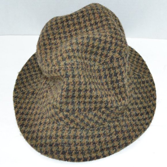 Lands' End Other - Lands End Harris Houndstooth Packable Wool Hat
